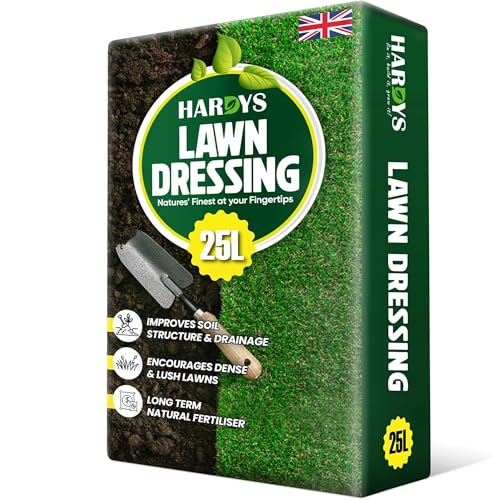 Hardys 25L Sandy Loam Lawn Dressing Top Soil - Enriched Organic Lawn...