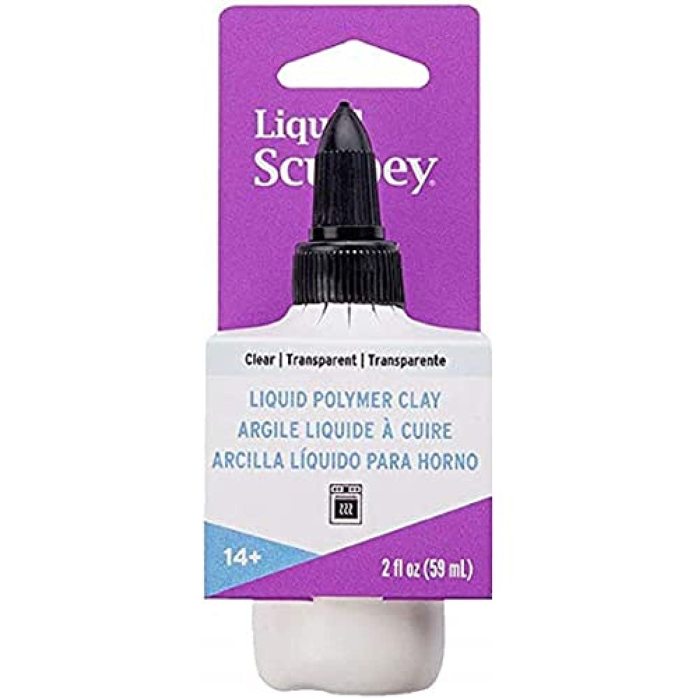 Sculpey Polyform ALS BK02 Liquid Bakeable Clay - Clear, 2 fl oz (59 mL)