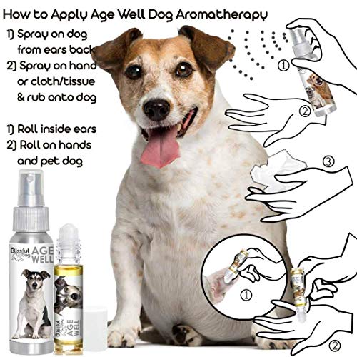 Image of The Blissful Dog Jack Russell Terrier Age Well Dog Aromatherapy Roll-On Bottle Support for Your Dog's Peaceful Ageing