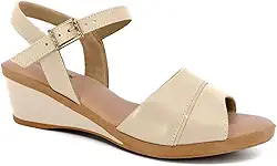 Sandália Feminina Anabela Vanilla Usaflex MM0903