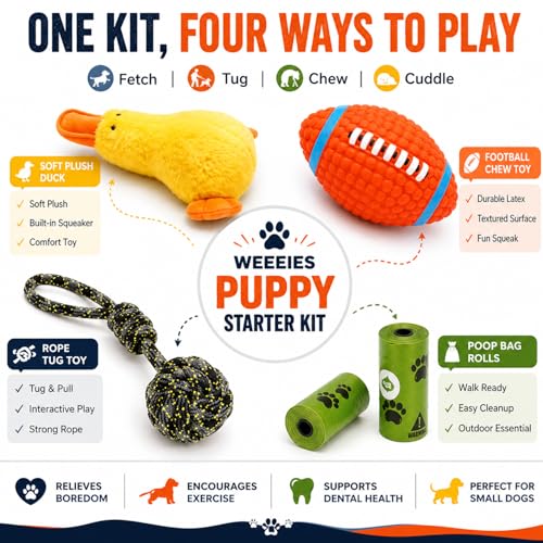 Juguete para perros pequeños, pack de 5 unidades miniatura 2