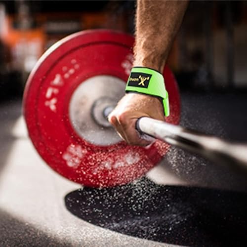 Miniatura 8 de ihuan Correas de muñeca para levantamiento de pesas - Correas de levantamiento para levantamiento de pesas | Muñequeras de gimnasio con agarre extra