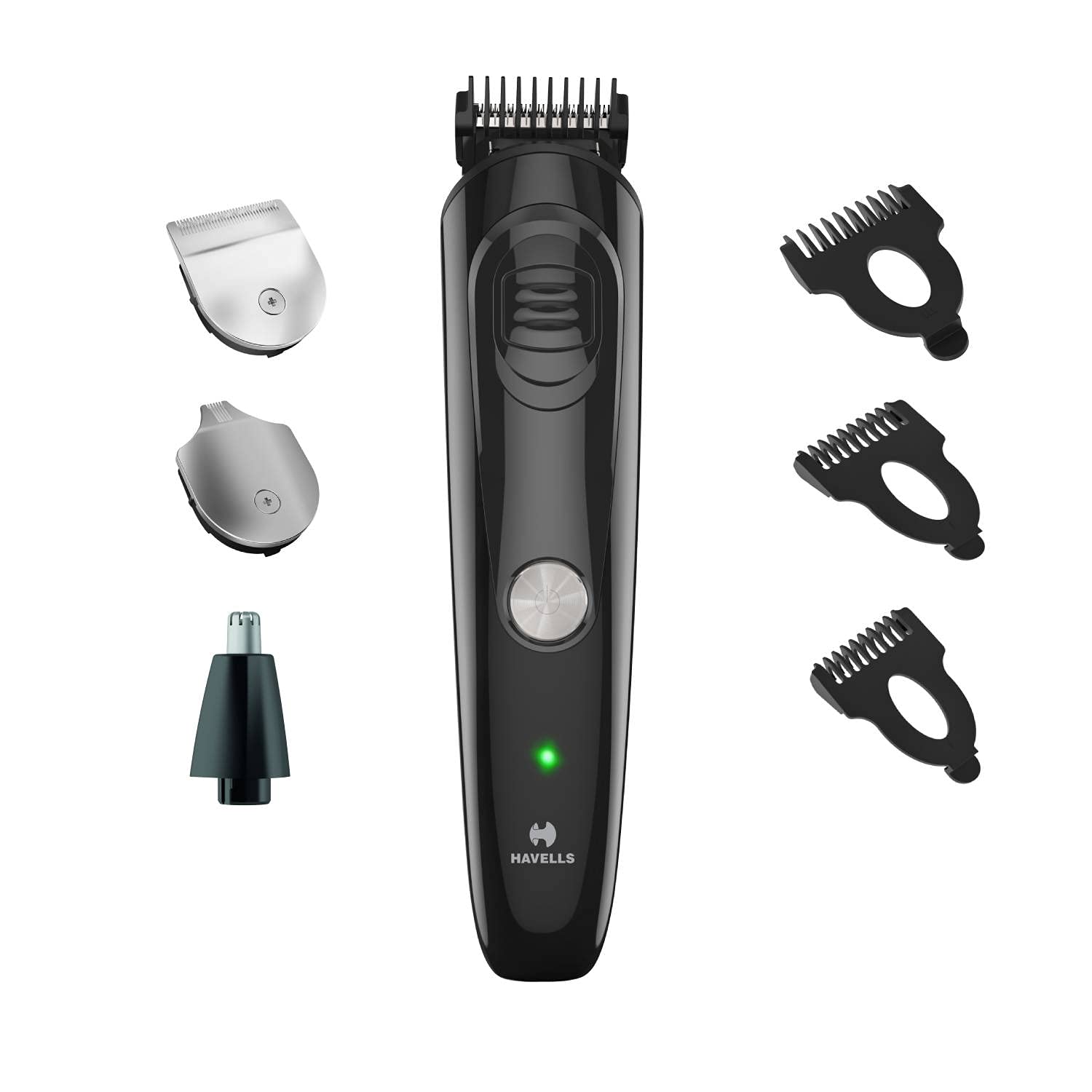 Havells Men Gs6400 Quick Charge Multi-Grooming Kit with Beard, Detail and Nose Trimmer, 50,Minutes Runtime (Black) (B08519DJHT) Amazon Price History, Amazon Price Tracker