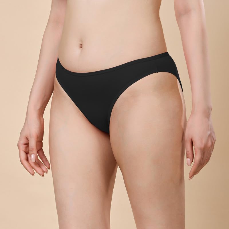 Image of London Hills Panty Set for Women Super Combed 100% Pure Cotton | Underwear for Women Combo | Seamless Panties for Woman | Lingerie for Women's Combo | Hipster Panty'| Pack of 1 and 2, Colors May Vary
