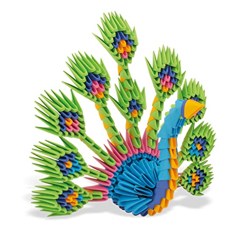 Creagami Pavone 738 CreativaMente puzzle 3D papier oiseau - 2