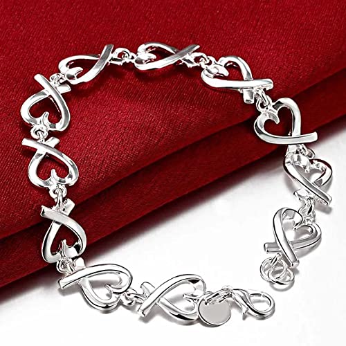 Bracelet Cardiaque pour Les Femmes Élégant Bijou de Mariage Raffiné
