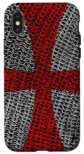 Knight Templar Crusader Cross Case for iPhone X/XS