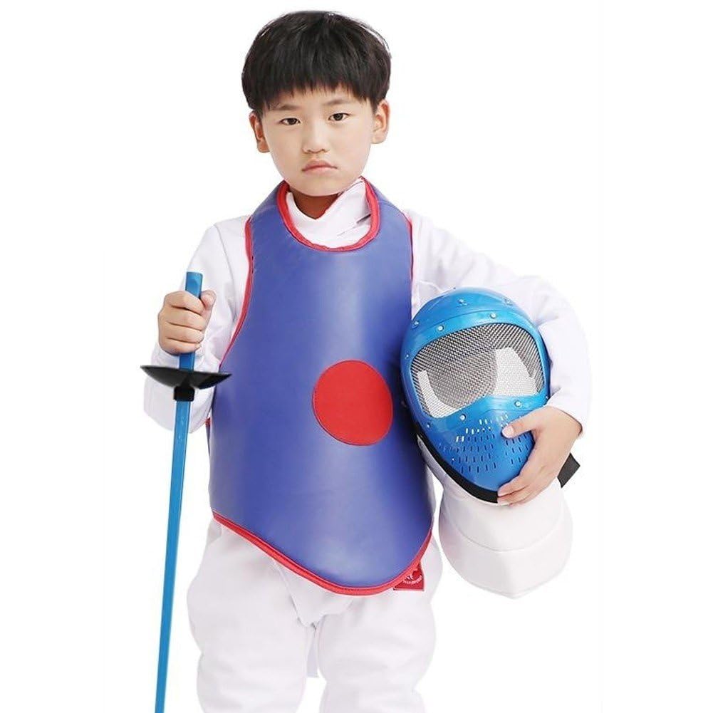 Gilet Scherma per Allenatore, Tuta Protettiva per Scherma, Abbigliamento Allenamento per Scherma, Giacca Senza Maniche per Bambini, Protezioni per Il Torace, Attrezzatura Scherma