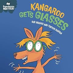 Kangaroo Gets Glasses Audiolivro Por Sue Graves, Trevor Dunton capa
