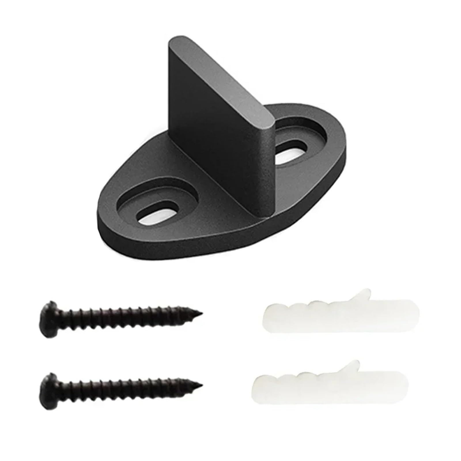 10Pcs Sliding Barn Door Floor Guide Metal Ajustable Clip Bottom Track Hardware,Smooth Gliding
