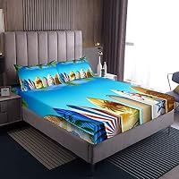 Loussiesd Set Di Lenzuola Con Girasole Gialle, Stampa Floreale Botanica, Per Bambini, Donne, Adulti, 3D, Set Di Biancheria Da Letto Con Angoli E Fiori Di Girasole, 3 Pezzi, Per Letto Matrimoniale - 5