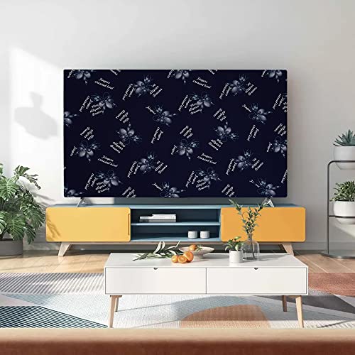 Image of Glassiano Marigold Dustproof Printed 49 inch LED TV Cover Screen Protector Compatible for All Models, Print 35