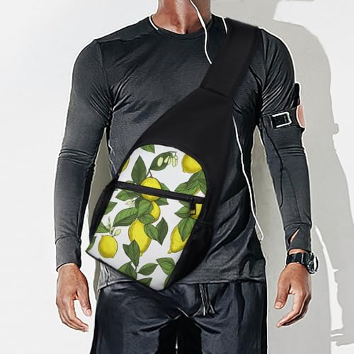 Bolso bandolera amarillo ligero para senderismo y viaje miniatura 7