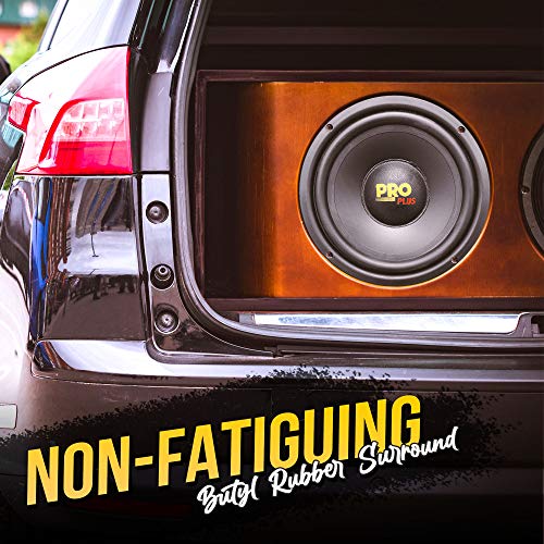 Pyramid Car Mid Bass Speaker System - Pro 6.5 Inch 200 Watt 4 Ohm Vehicle Mid-Bass Component Poly Woofer Audio Sound Speakers W/ 30 Oz Magnet Structure, 2.5” Mount Depth Fits Oem - Pyramid W64 #TOP4