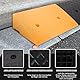 Bordsteinrampe 100 * 30 * 13cm Hoch Gummi-Bordsteinrampe, Anti-Rutsch-Rampe für Rollstuhl, Bordsteinkanten Rampe, Schwerlast-Laderampe mit 4 Spreizschrauben, Stufenrampe für LKW PKW Gabelstapler