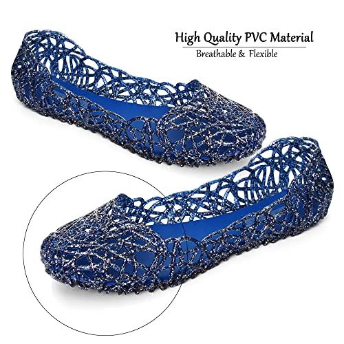 Image of Dear Time Women Flat Heel Summer Beach Jelly Shoes