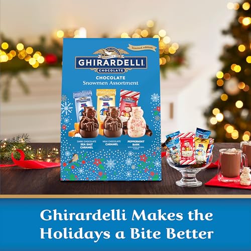 GHIRARDELLI Chocolate Snowmen Assortment, 12.2 oz Bag