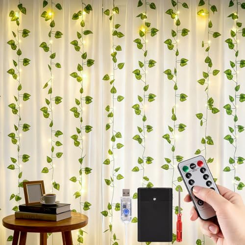 DomeStar Vines with Light for Bedroom, 300 LED Fairy Lights