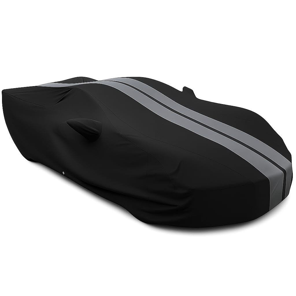 C8 Corvette Car Cover - Custom Fit Outdoor Indoor Ultraguard Plus Water Resistant 300 Denier UV Rain Protection — view 4