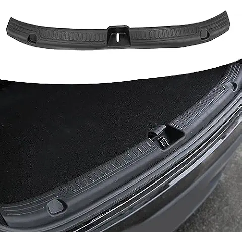 Rear Bumper Protector Guard for Tesla Model Y Accessories 2020 2021 2022 2023,TPE Trunk Door Entry Guards,Trunk Bumper Protector Guard Cover