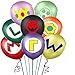 Super Mario Globos - WENTS 16PCS Super Mario Infantiles Globos Decorativos de Latex 12 pulgadas Mario Globos para niños, niñas, Cumpleaños Fiesta Decoración