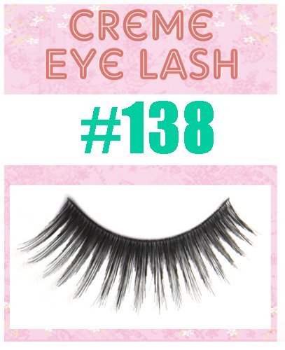 Creme 100% Natural Fashion Eye Lashes (Pack of 3) (138)