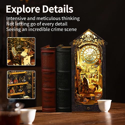 CRIOLPO Book Nook Kit, DIY Dolls House Booknook - Image 4