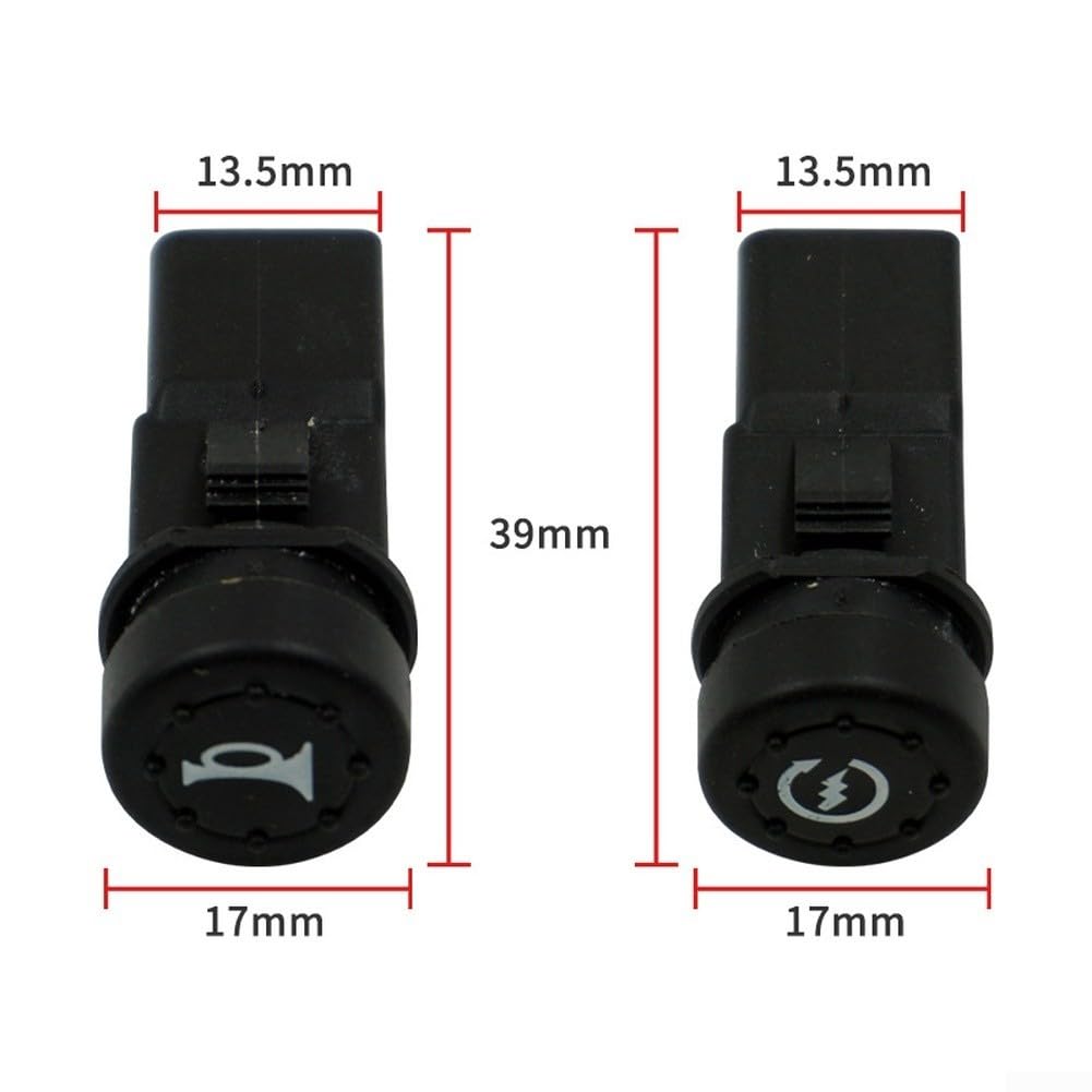 Set interruttori leva cambio Piaggio moto scooter indicatori direzione accensione faro plastica ABS metallo 5 pezzi