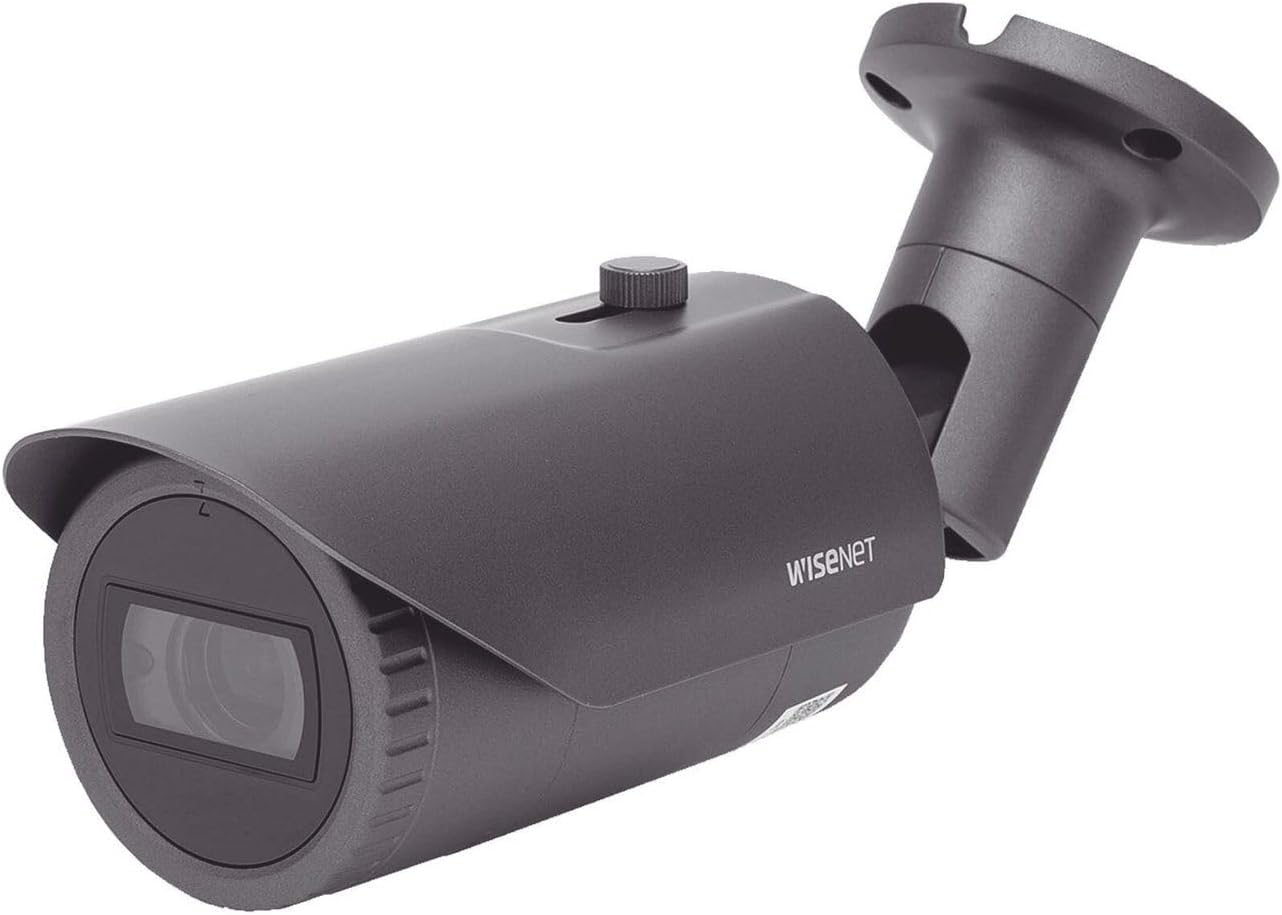 QNO-8080R | 5 MP Network IR Bullet Camera with Motorized Varifocal Lens, 3.2~10mm (3.1x) Motorized varifocal Lens, IP66 Weatherproof, RJ45 Connection