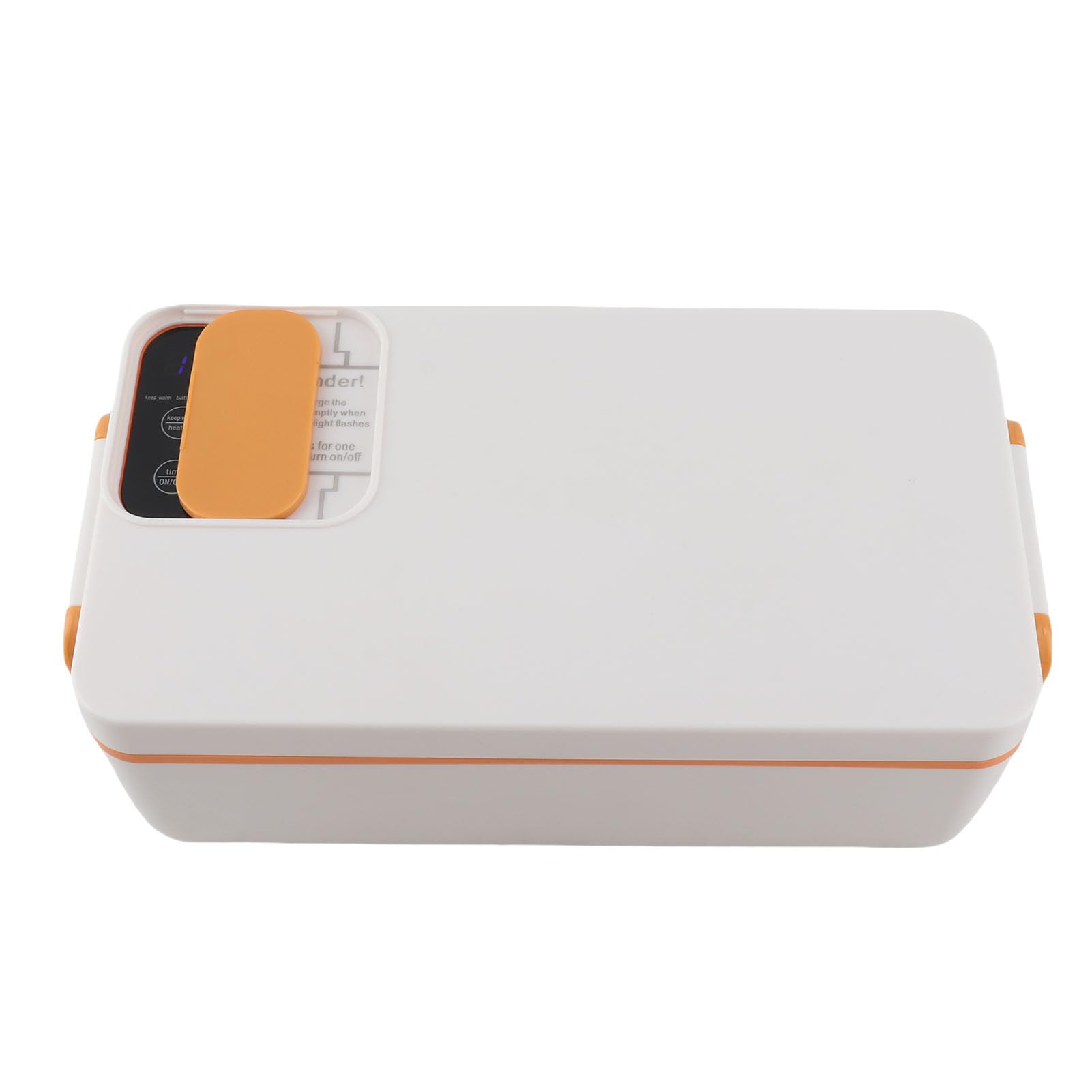 Yosoo Health Gear Lunch Box Elettrico, Lunch Box Riscaldato in Acciaio Inossidabile 316 Scaldavivande Portatile Senza Fili da 1 Litro con Riscaldamento Concentrato 3D Doppia Guarnizione per Lavoro
