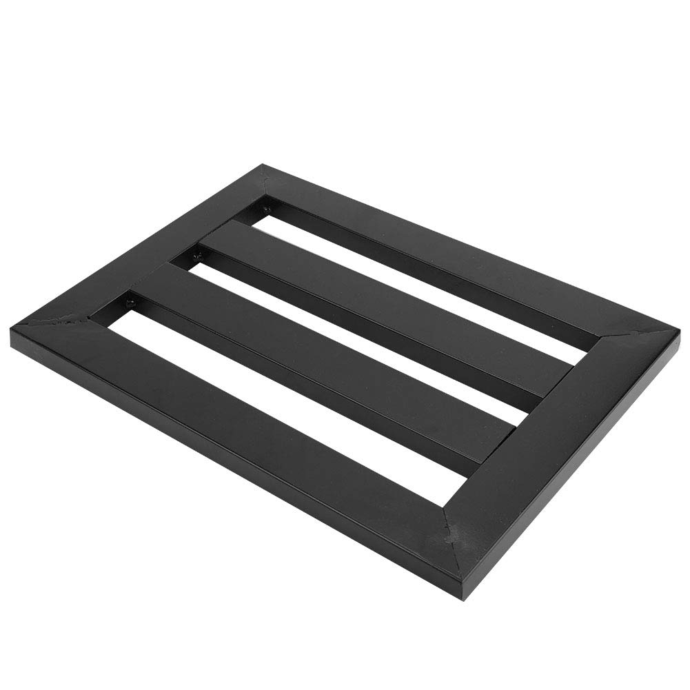Metalowy przenośny pedalboard, pedał efektów gitarowych, pedał gitarowy, przenośny pedał, czarny na pedały efektów gitarowych