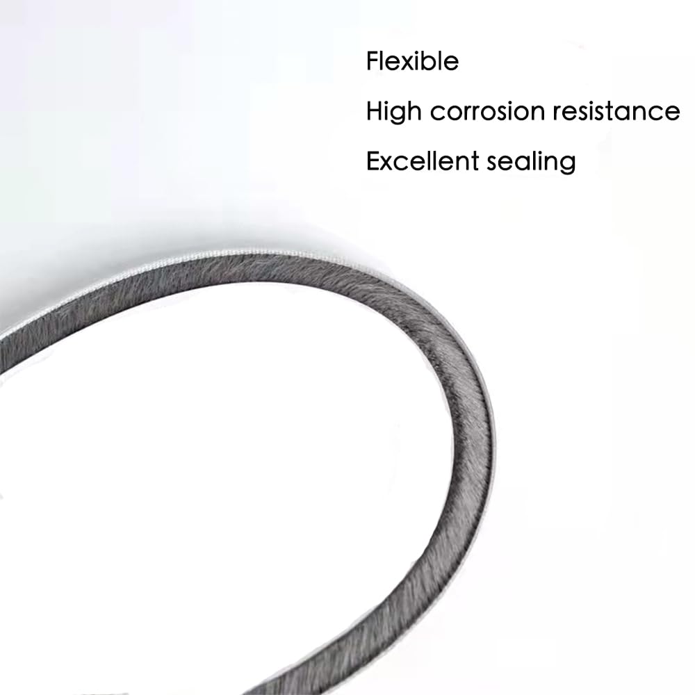 Uxcell Joint D'étanchéité Autocollant Pour Porte Coulissante, Fenêtre, Armoire, Blanc, 1,4 X 0,9 X 5 M