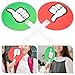 Homoyoyo 10pcs Portable Voting Paddles Reusable Thumb Boards for Classroom Events and Games Handheld Voting Boards Easy to Clean Flexible Design