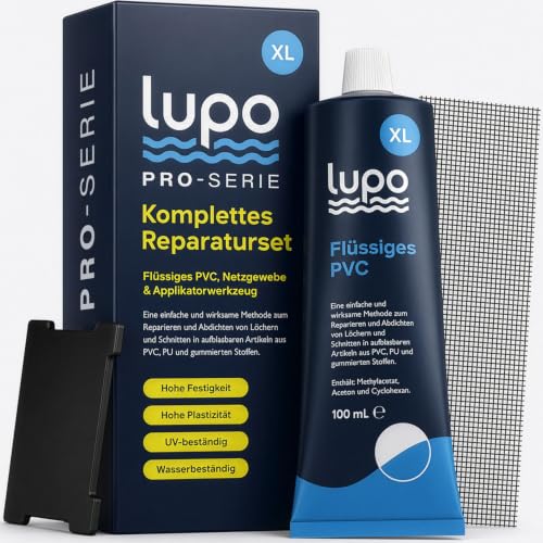 Lupo Reparaturset für aufblasbare Artikel mit Netzgewebe und...