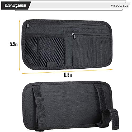 LIVANS Car Sun Visor Organizer Molle Panel