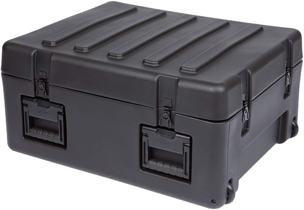 SKB Cases 3R2621-10B-EW R-Series 2621-10 Waterproof Utility Case with Wheels, LLDPE Polyethylene Impact Resistant, Pressure Relief/Breather Valves, Stainless Steel Latches and Hinges