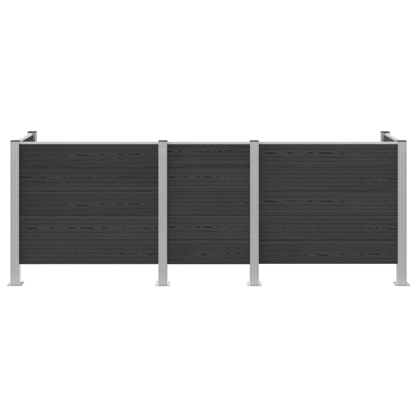 Pojemnik na odpady szary 315 x 85 x 115 cm