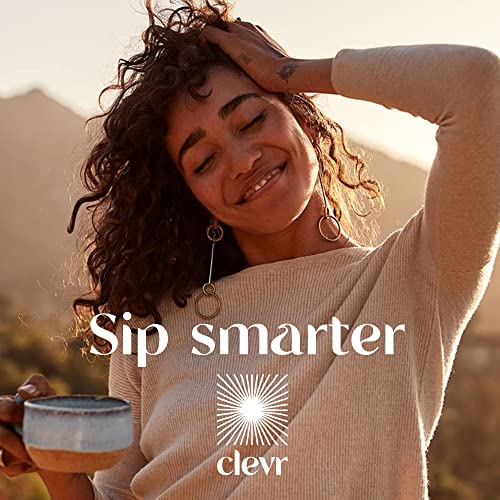 Clevr Blends Organic Matcha Green Tea Latte, Instant Ceremonial Grade Matcha, Superfood Powder Blend with Oat Milk, Lions Mane, Reishi Mushroom, Coconut Cream, Ashwagandha, Serve Hot or Iced, 12 oz - Image 3