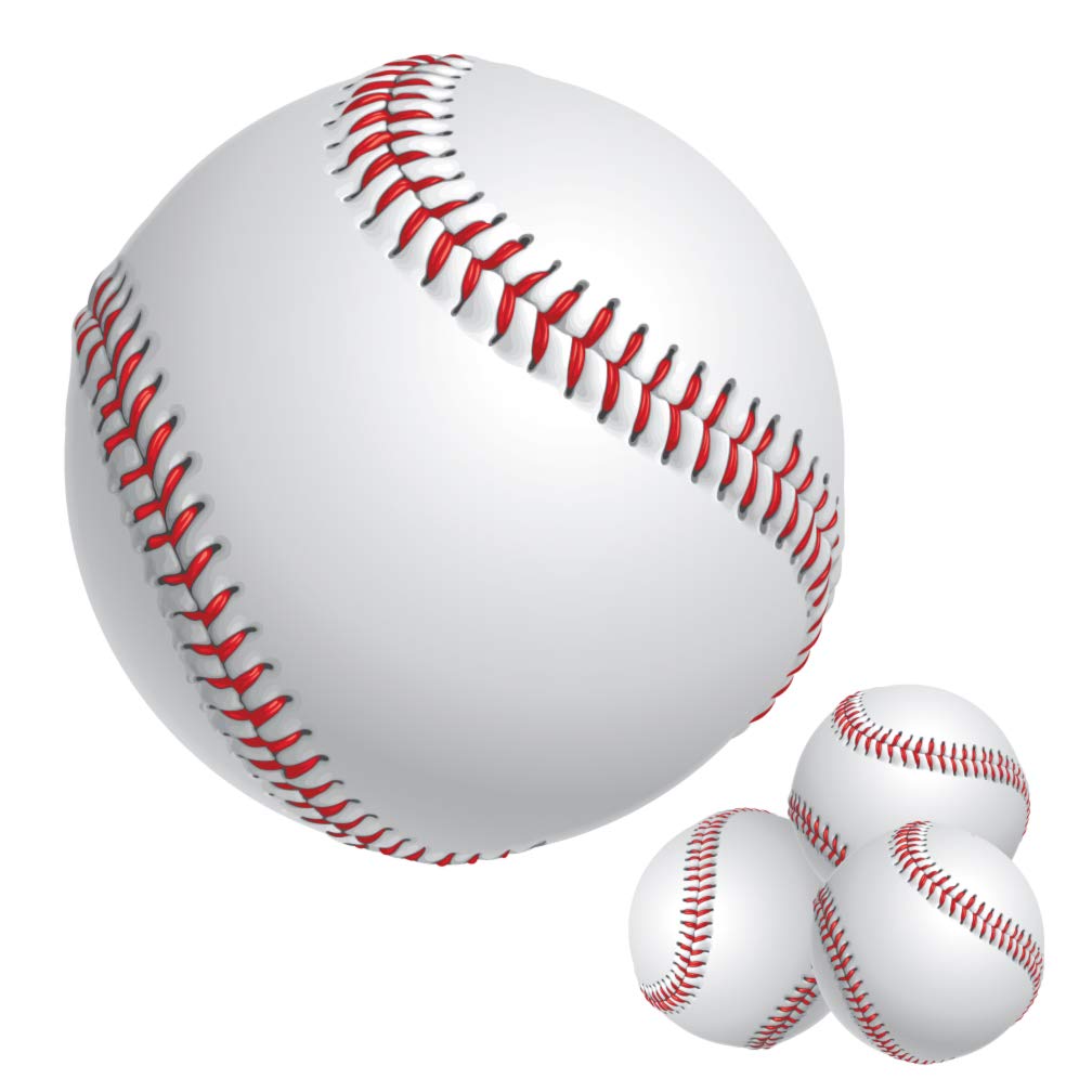 StikArtPeel & Stick Baseball Wall Decals (Two Sizes: 10-inches and 3-inches)
