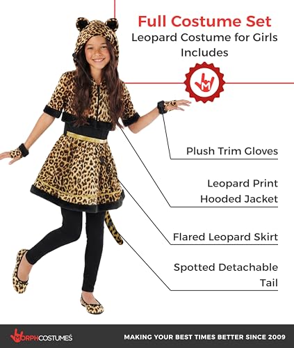 Disfraz de Gato Leopardo para Niñas miniatura 2