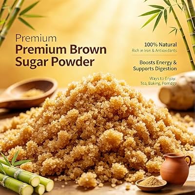 10.5oz Dark Brown Sugar - Granulated Brown Sugar Traditional Cane Sugar for Baking & Beverages (300g)