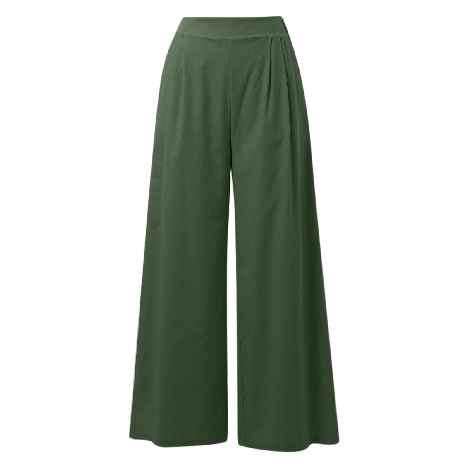 Tailleur Femme Ensemble Pantalon - 2 Pièces Gilet et Pantalon avec Col en V sans Manches à Jambe Large Costume D'été Assorti Ensemble d'affaires Tailleur