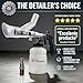 LE LEMATEC Car Wash Equipment: High Pressure Foam Cleaning Gun, Extractor Vacuum Set, Stainless Nozzle for Automotive Detailing, Carpet, Upholstery, Surface Cleaning (LE-WT-0100SB)