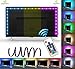 Bias lighting fo HDTV Exgreem Neon Accent LED Strips Bias Backlight RGB Lights with Remote Control for HDTV, Flat Screen TV Accessories and Desktop PC, Multi Color (39 inches)