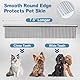 Gimars 4CR Hundeschere Set Profi 6-In-1 Hundeschere Fellschere mit Rundspitze, Schwerdichtete Titan-beschichtete Fellschere Für Hunde für Katzen Und Andere Tiere