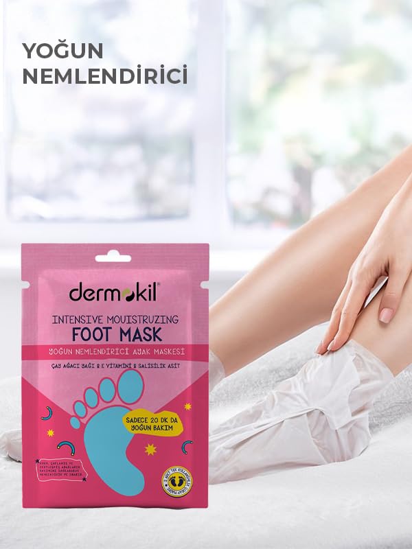 Dermokil Yoğun Nemlendirici Ayak Maskesi 30 ml