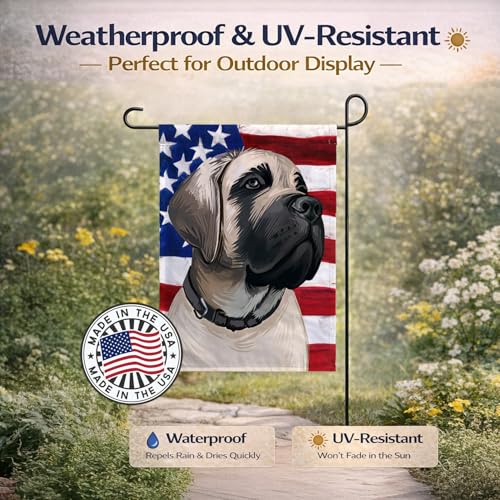 Drapeau Mastiff Anglais petit format décoration extérieure multicolore - 7