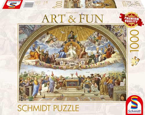 Puzzle 1000 piezas premium Schmidt Spiele 58527 de la Disputación del Santísimo Sacramento 2024