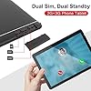 Tablet 10 Inch, Dual SIM Solt Android 9.0 Quad Core Processor Tablets, 32GB ROM 6000mAh Battery Google Certified HD Tablet, Support 128GB Memory Storage Expand, WiFi, Bluetooth, GPS