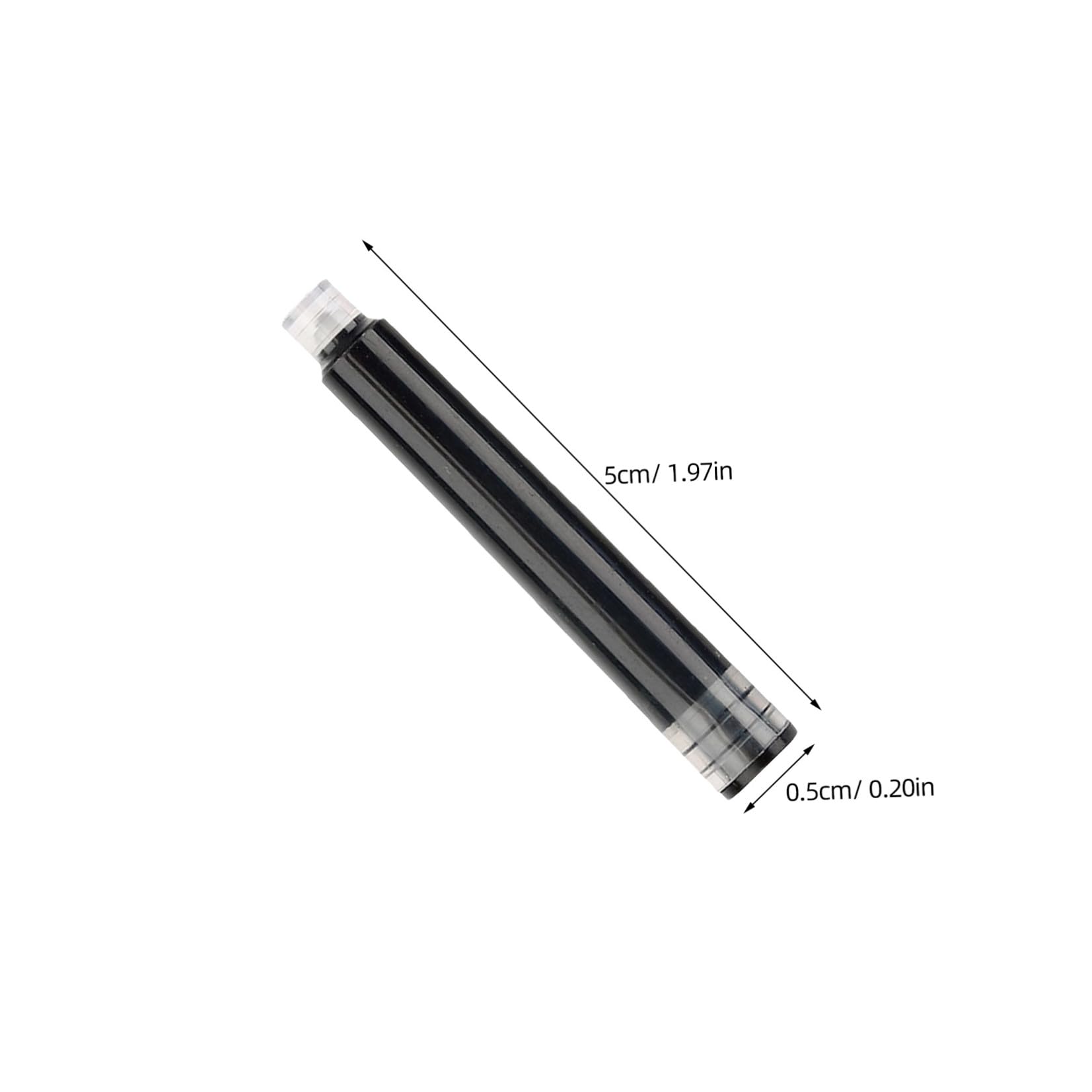 450 Pièces Cartouches D'encre Universelles Encre Stable en Plastique et Capacité Suffisante pour Stylo Plume 3,4 Mm pour Examens et Réunions